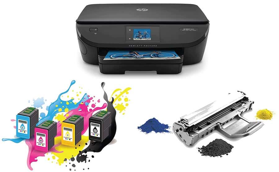 Как определить количество тонера если принтер печатает полосами